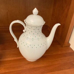 Kaiser Germany Romantica Coffee Tea pot, tiny blue flower pattern. Rimini